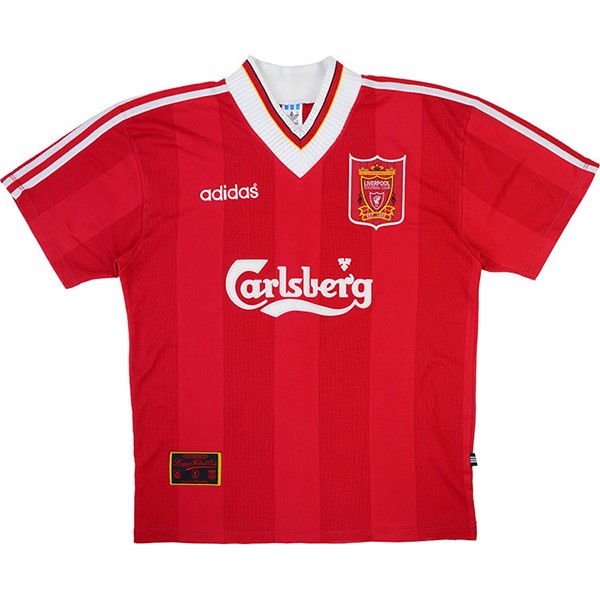 Tailandia Camiseta Liverpool 1ª Kit Retro 1995 1996 Rojo